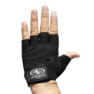 NEW Athletic Works Weightlifting Gloves L/XL Black Helps keep hands smoo…